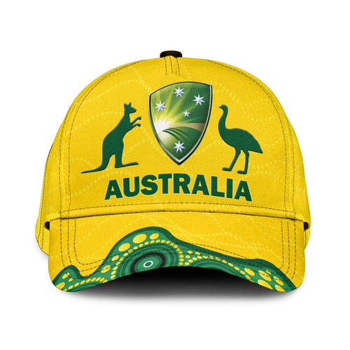 Australia Cricket Aboriginal Pattern Cap - LT2