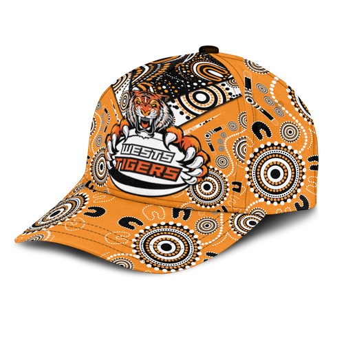 Wests Tiger Rugby Aboriginal Pattern Cap - LT2