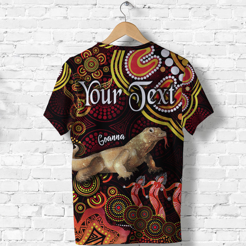 australian-astrology-polo-shirt-capricorn-goanna-zodiac-aboriginal-vibes-red