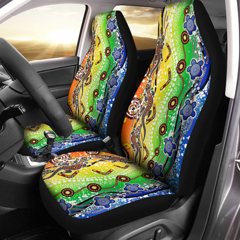 naidoc-aboriginal-lizard-and-turtle-car-seat-cover