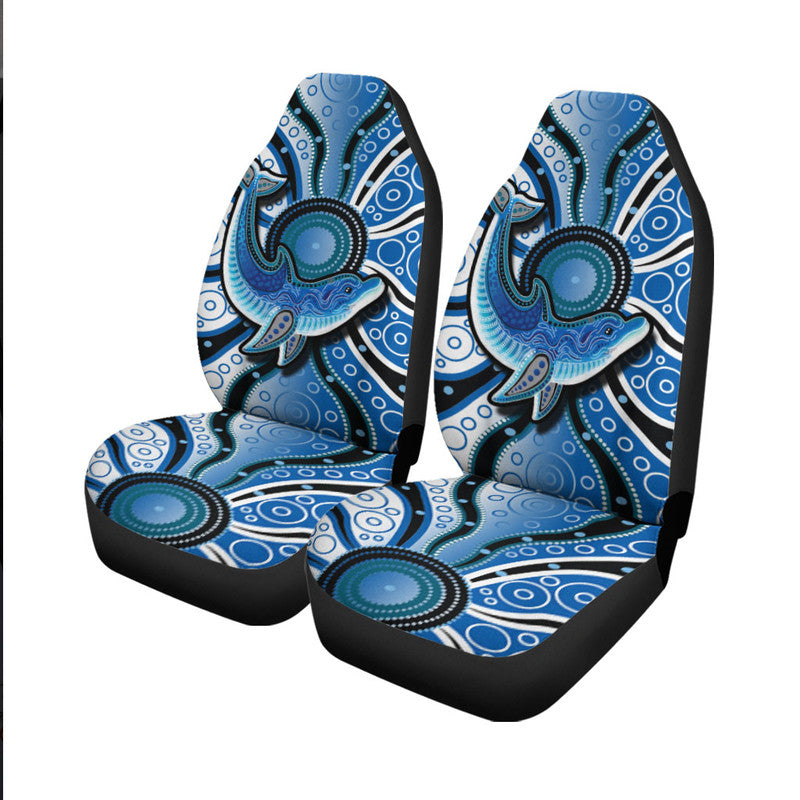 aboriginal-dolphins-car-seat-cover-blue-sea