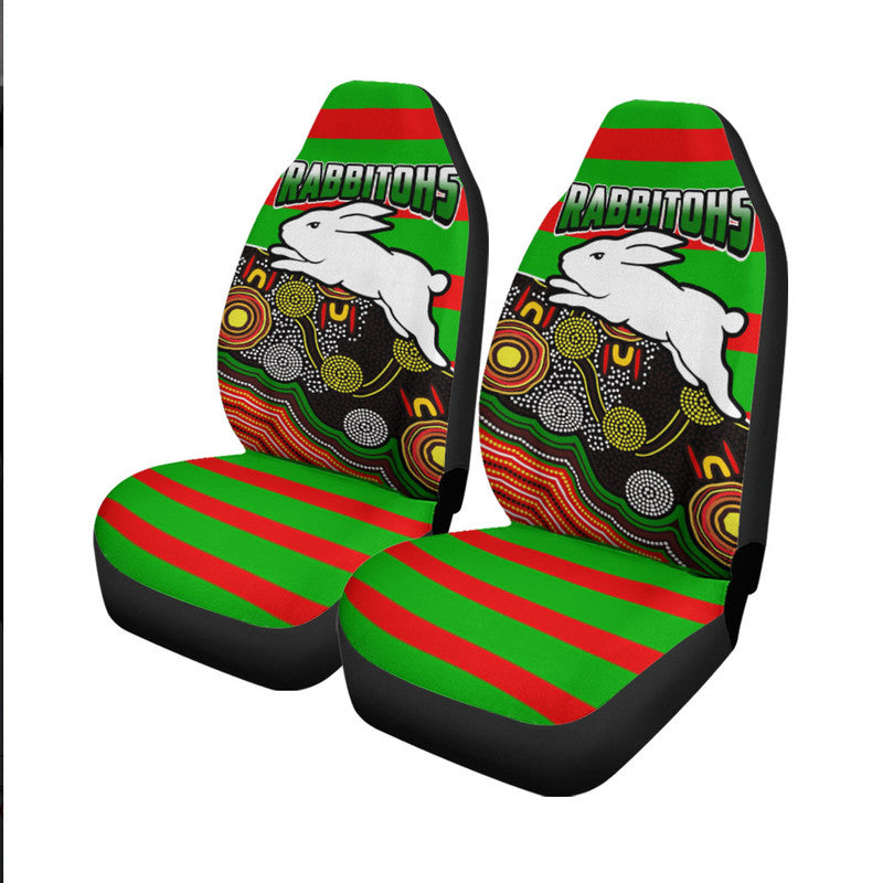 rabbitohs-rugby-car-seat-cover-aboriginal-basic-style