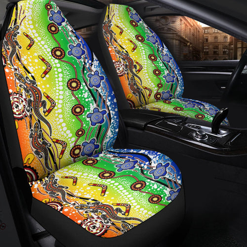 naidoc-aboriginal-lizard-and-turtle-car-seat-cover