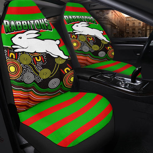 rabbitohs-rugby-car-seat-cover-aboriginal-basic-style