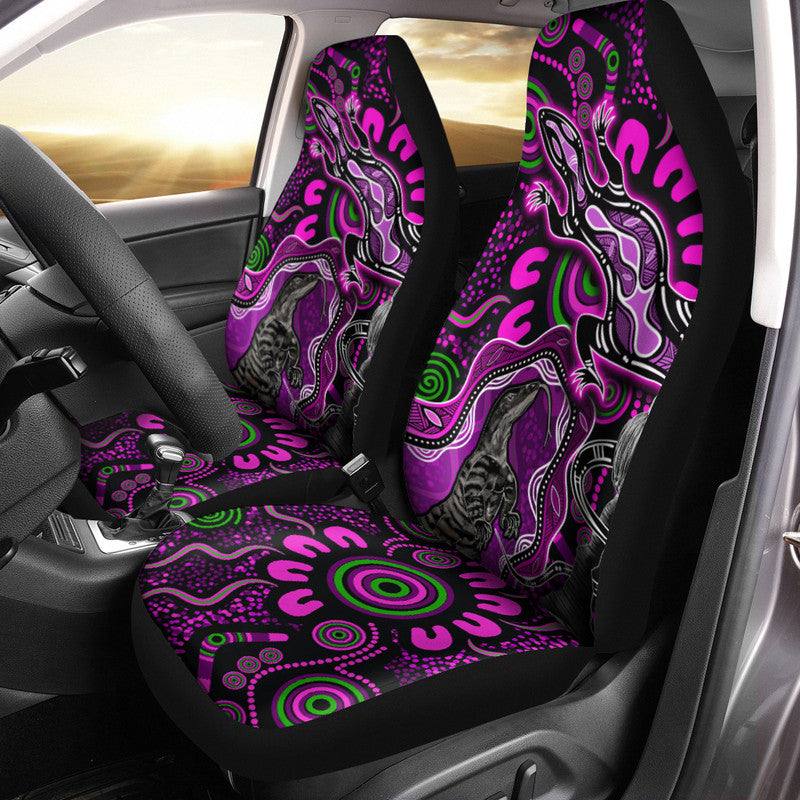 aboriginal-lizard-car-seat-cover-pink-color