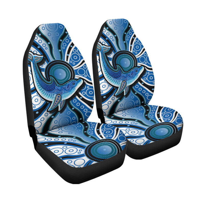 aboriginal-dolphins-car-seat-cover-blue-sea