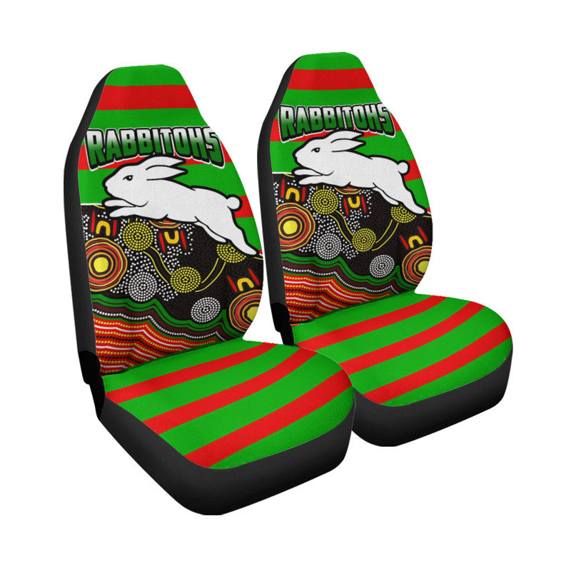 rabbitohs-rugby-car-seat-cover-aboriginal-basic-style
