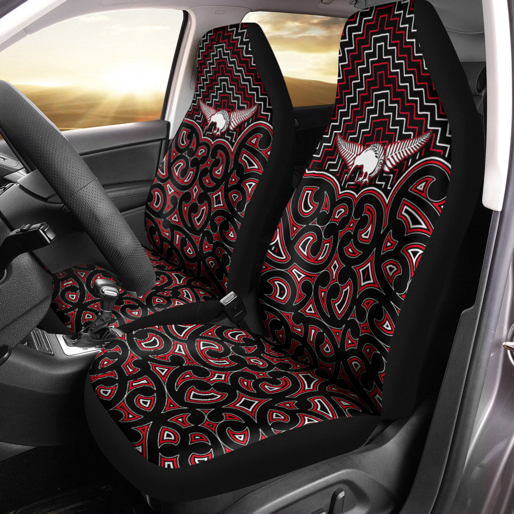 new-zealand-car-seat-cover-maori-graphic-tee-patterns-red
