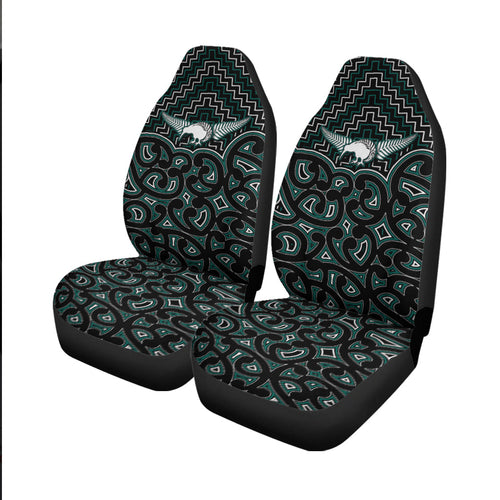 new-zealand-car-seat-cover-maori-graphic-tee-patterns-green