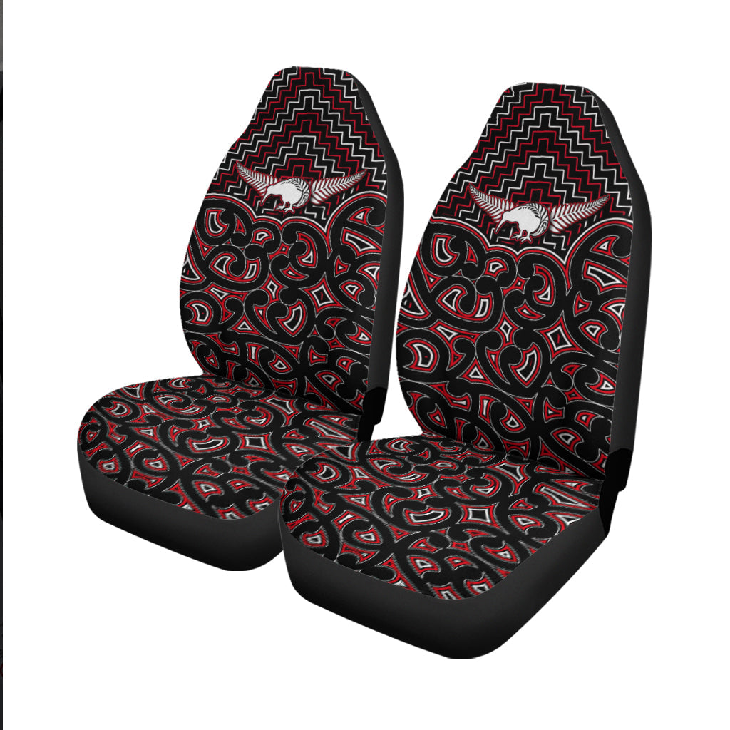 new-zealand-car-seat-cover-maori-graphic-tee-patterns-red
