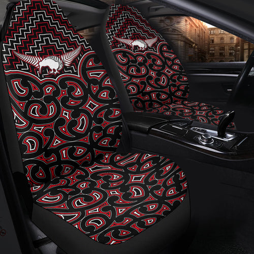 new-zealand-car-seat-cover-maori-graphic-tee-patterns-red