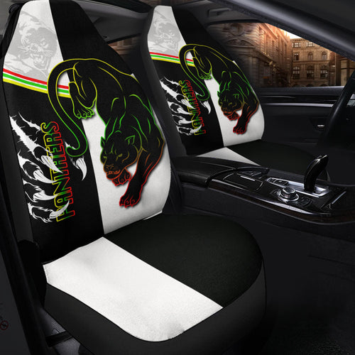 panthers-car-seat-cover-claws-half-black-white-style