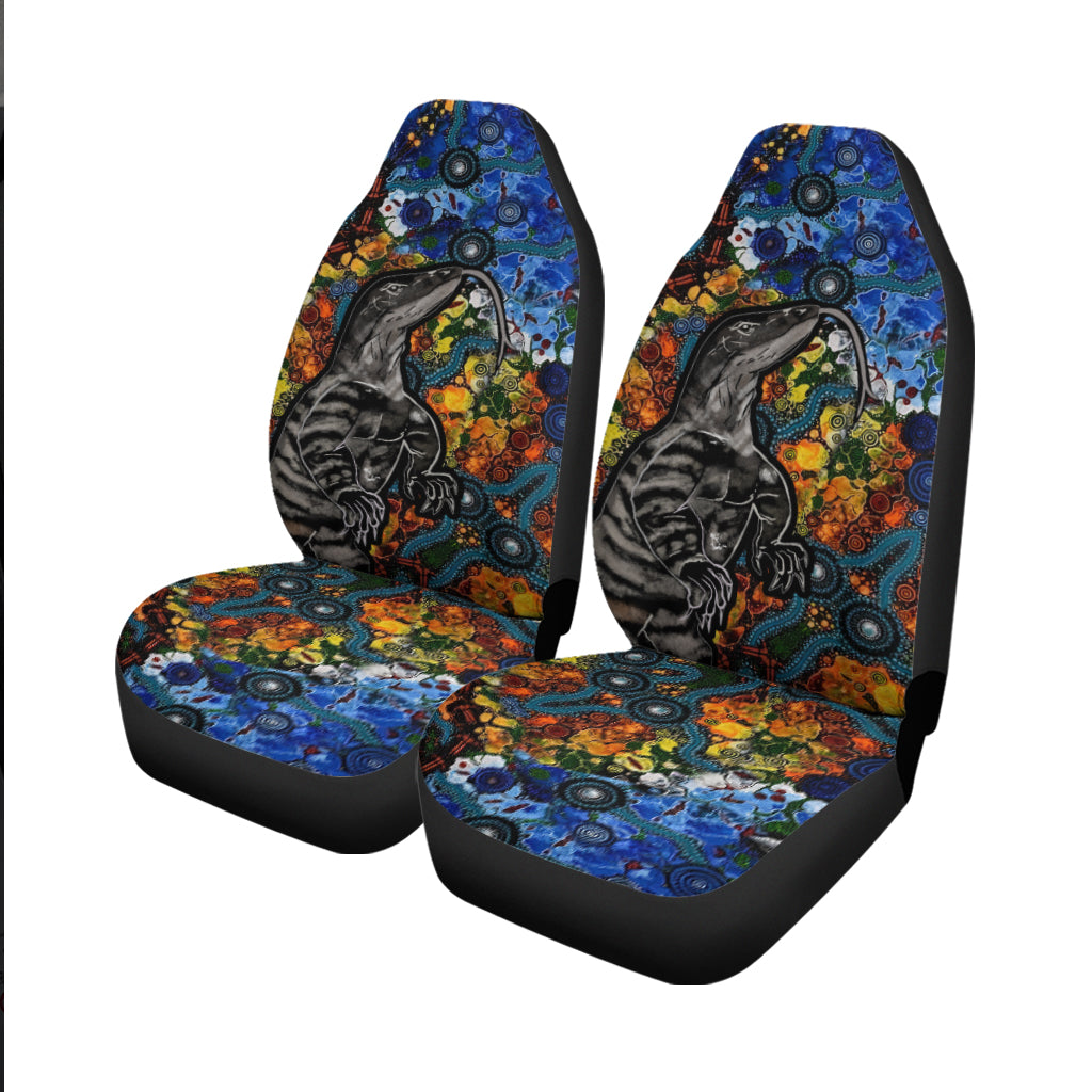Aboriginal Lizard Tribal Car Seat Cover LT6