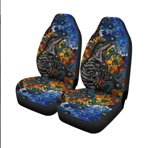 Aboriginal Lizard Tribal Car Seat Cover LT6