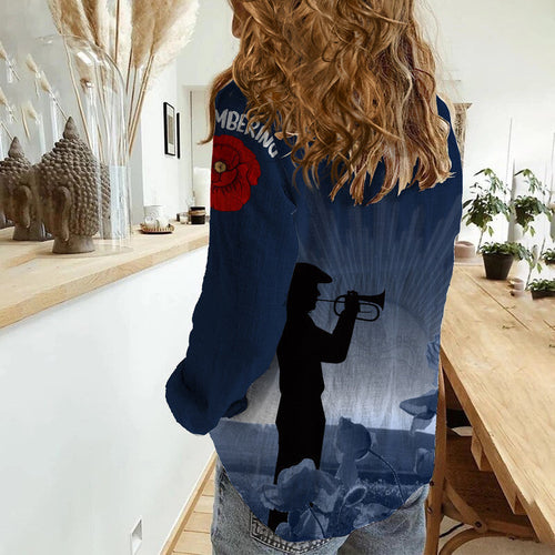 navy-anzac-remembering-our-heroes-women-casual-shirt