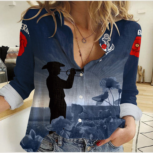 navy-anzac-remembering-our-heroes-women-casual-shirt