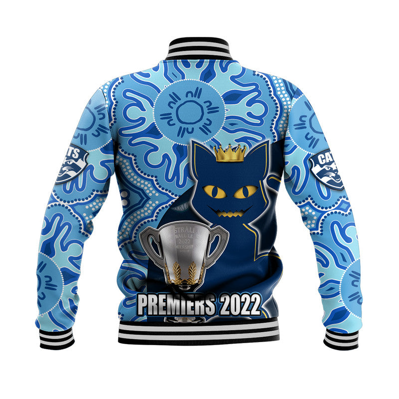 cats-football-2022-premiers-baseball-jacket-geelong-indigenous-style