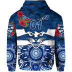 (Custom Personalised) Geelong	Cats ANZAC Zip Up And Pullover Hoodie Indigenous Vibes LT8
