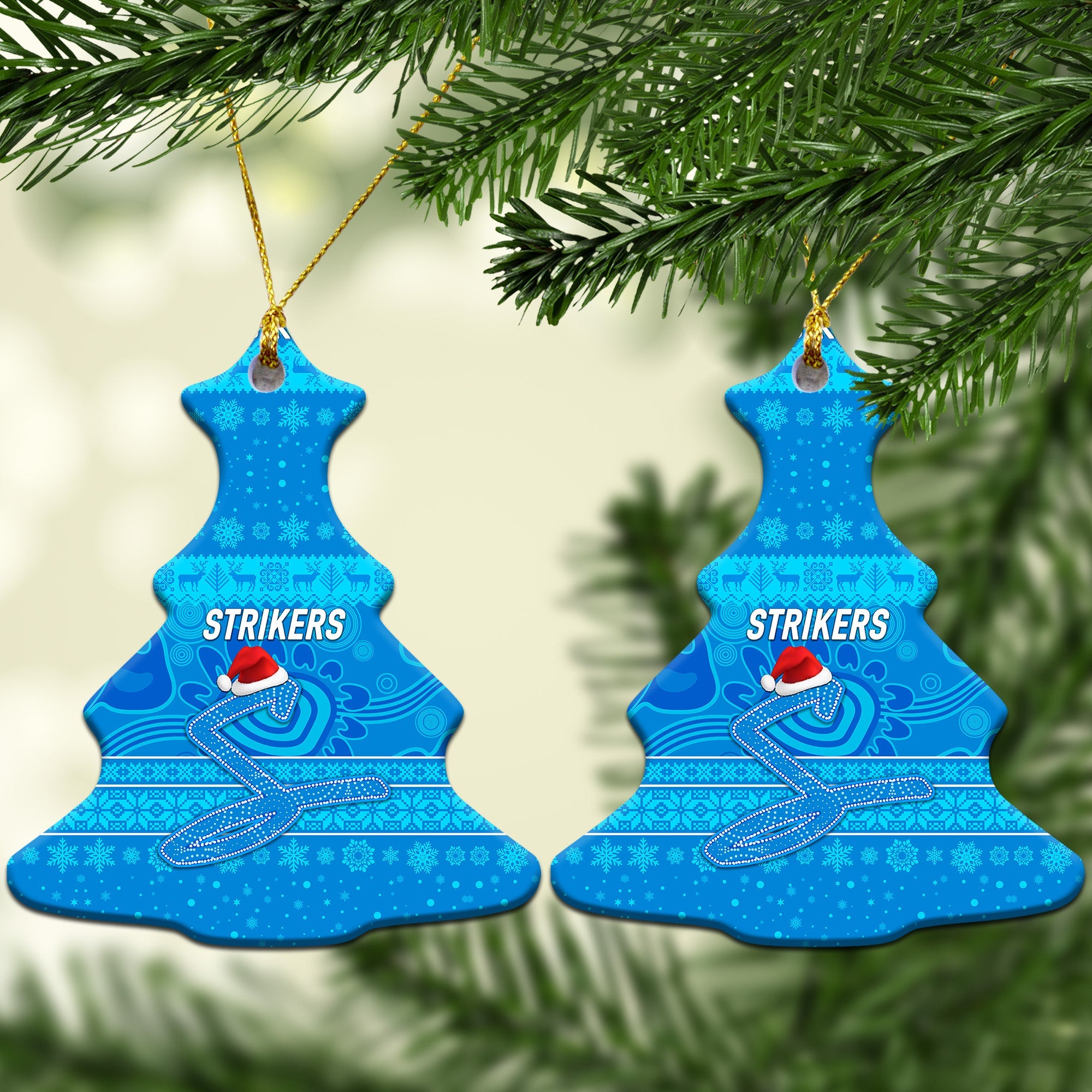 adelaide-strikers-christmas-ornament-simple-style