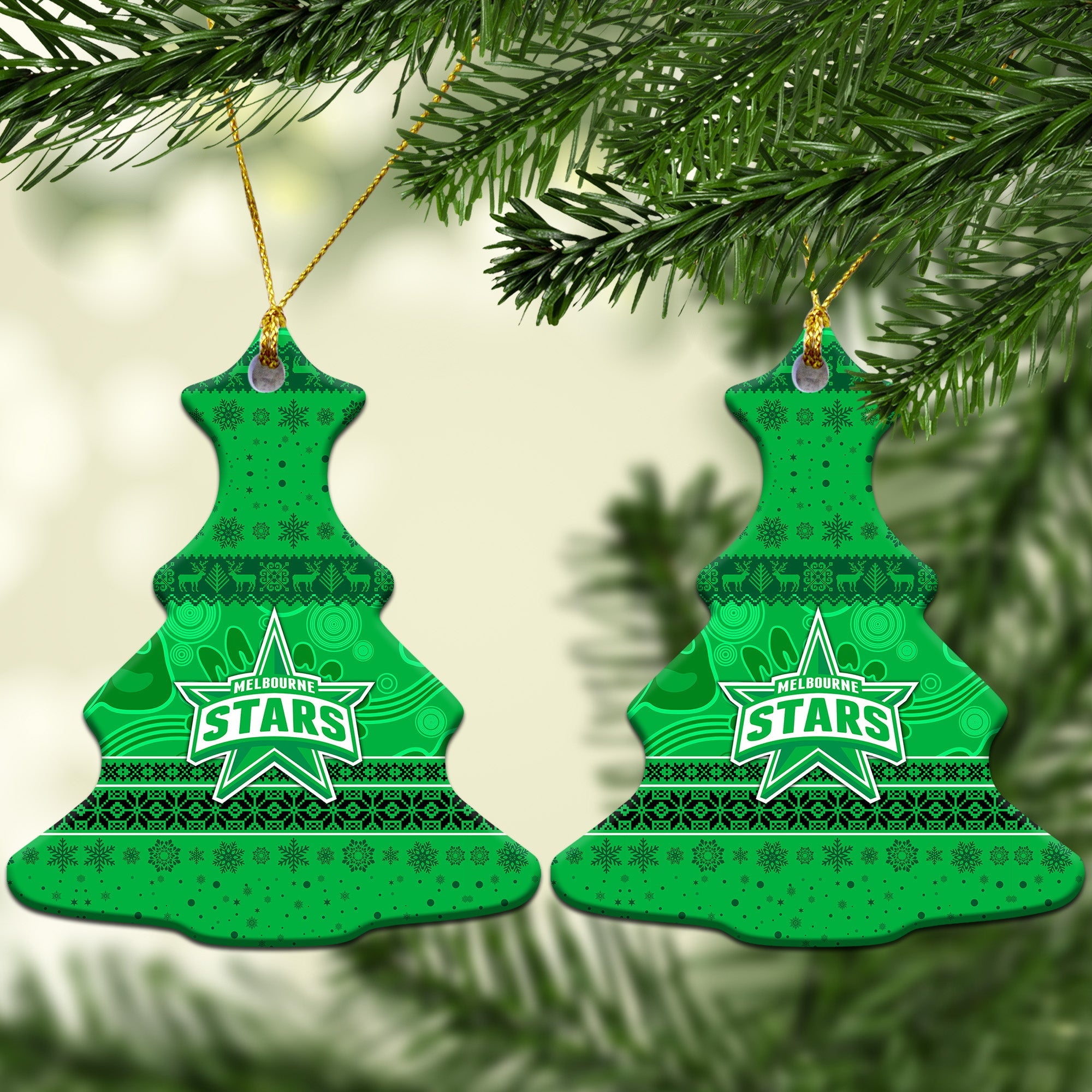 melbourne-stars-christmas-ornament-simple-style