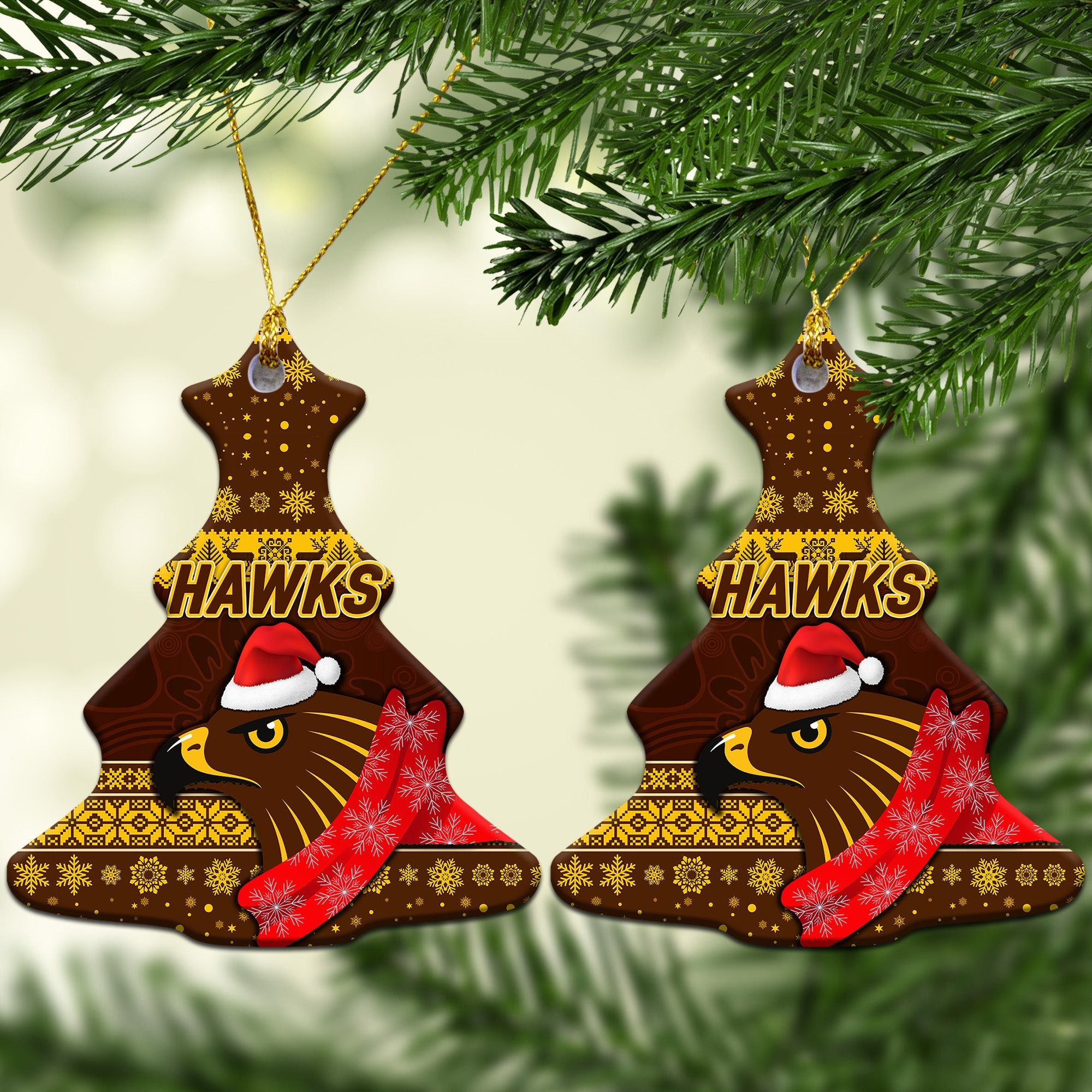 hawthorn-hawks-christmas-ornament-simple-style