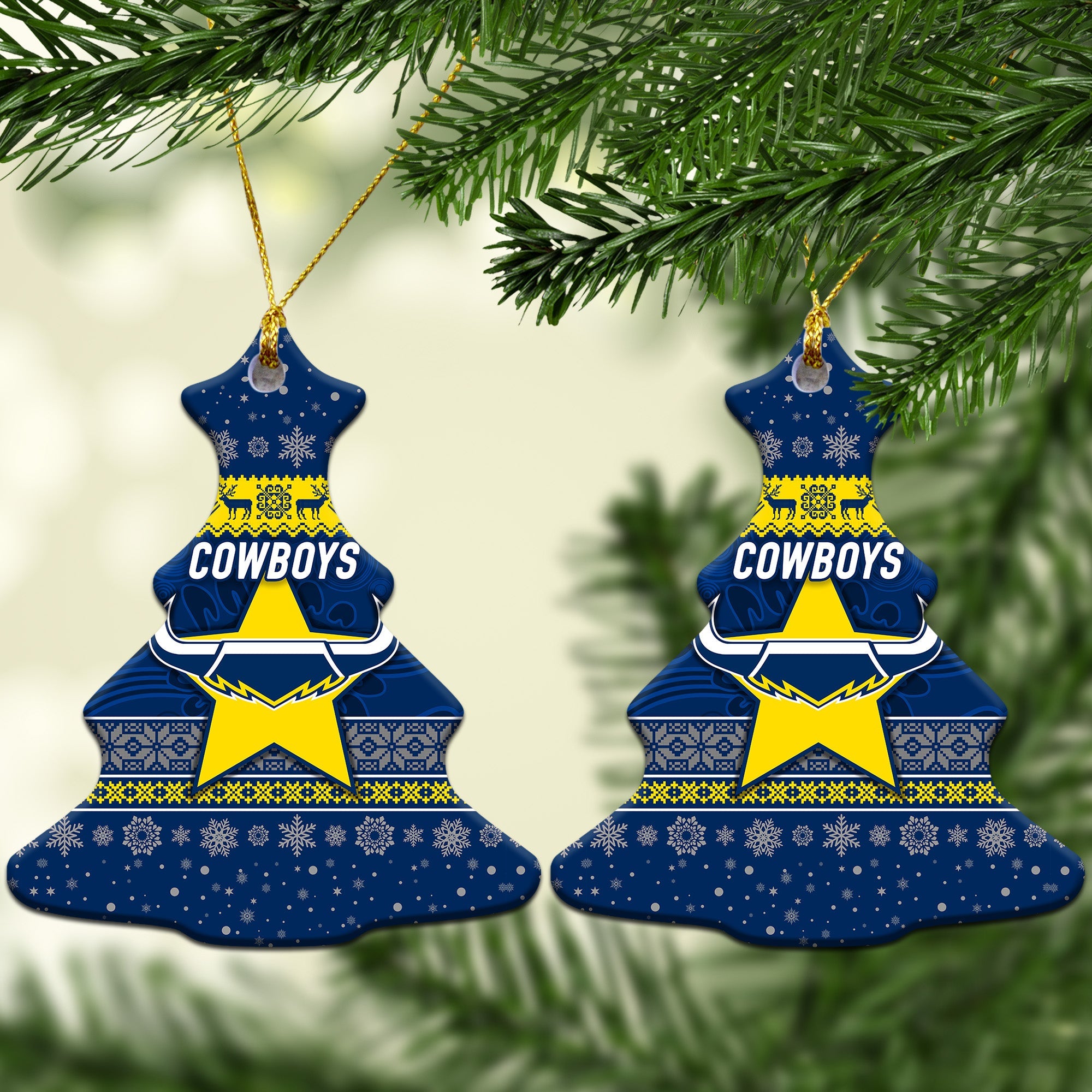 north-queensland-cowboys-christmas-ornament-simple-style
