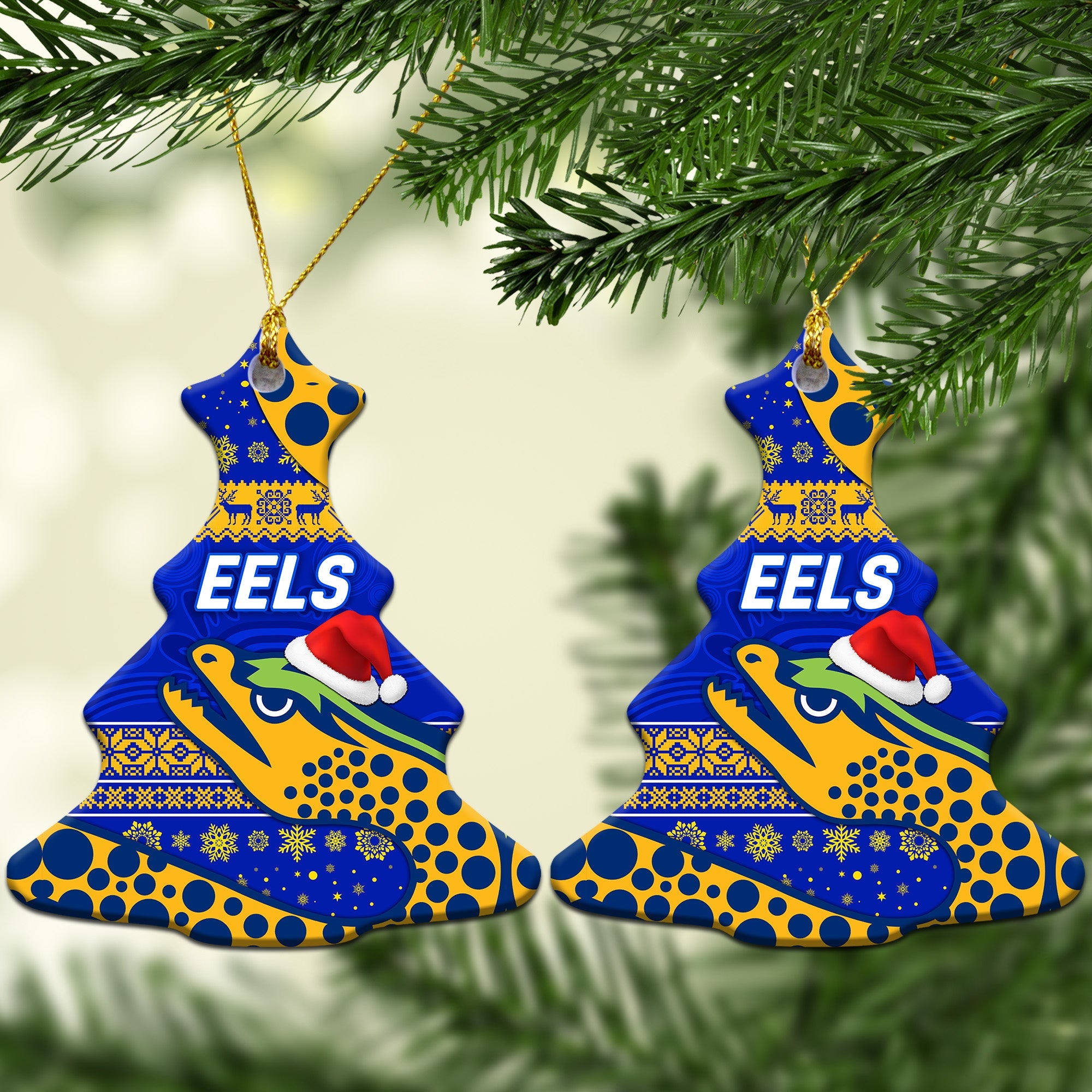 parramatta-eels-christmas-ornament-simple-style-blue