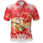 custom-personalised-australia-cockatoo-christmas-polo-shirt-original-style-red