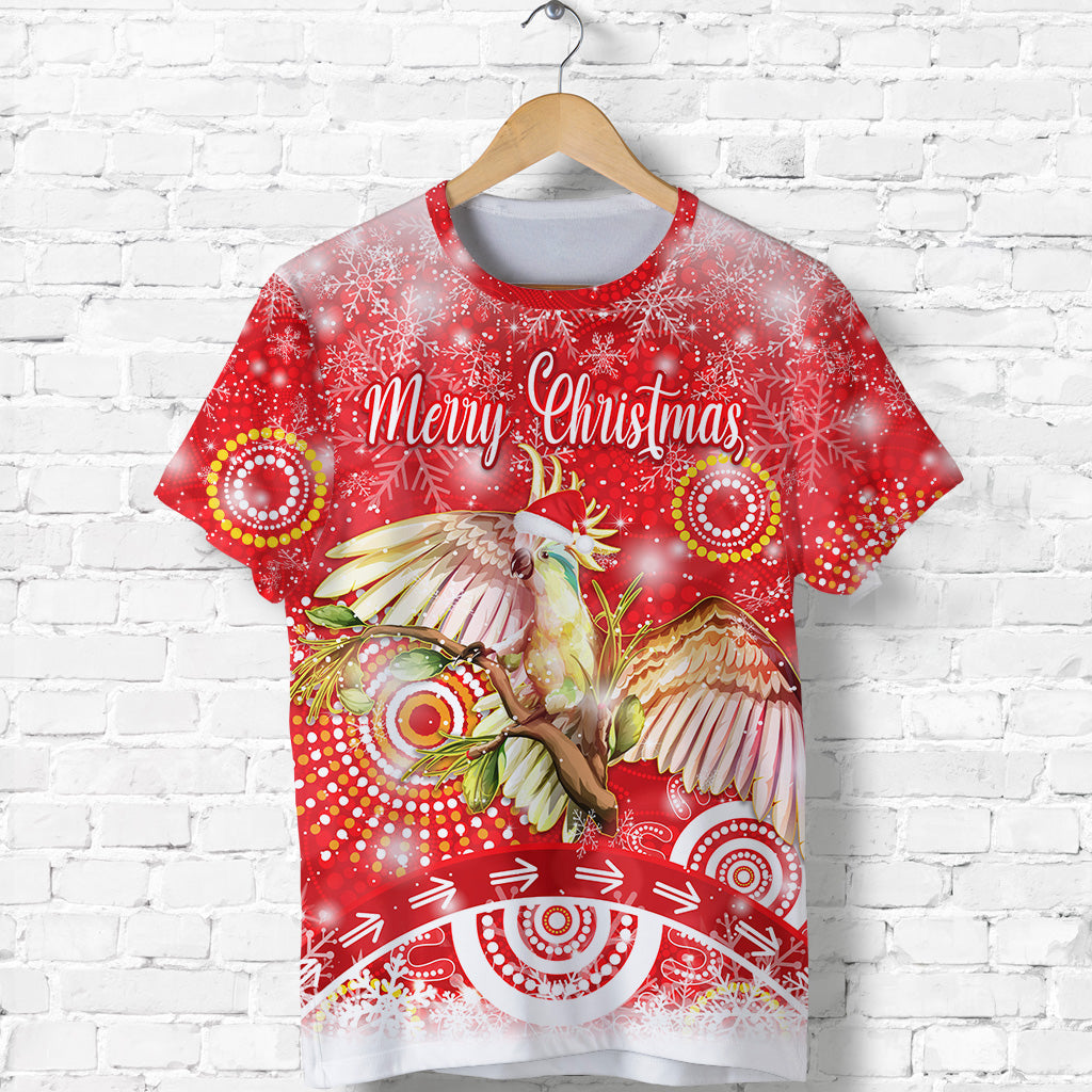 custom-personalised-australia-cockatoo-christmas-t-shirt-original-style-red
