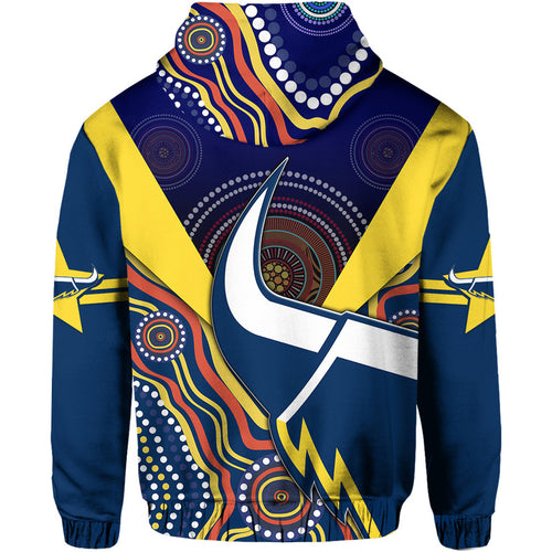 cowboys-rugby-zip-up-and-pullover-hoodie-indigenous-arboriginal-dot-paint-navy-style