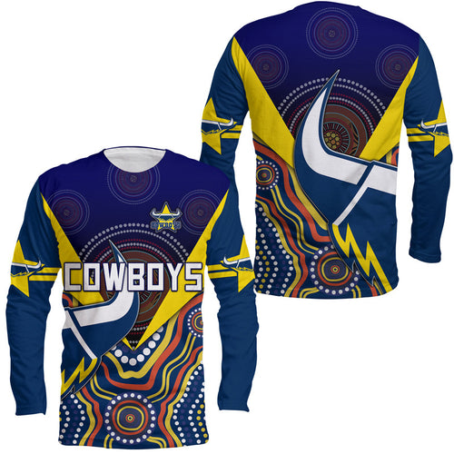 cowboys-rugby-long-sleeve-shirt-indigenous-arboriginal-dot-paint-navy-style