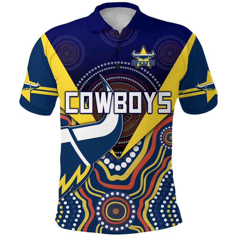 cowboys-rugby-polo-shirt-indigenous-arboriginal-dot-paint-navy-style