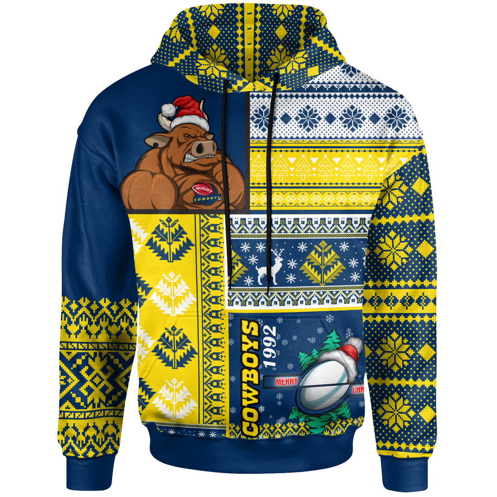 cowboys-rugby-hoodie-custom-christmas-snowflakes-cowboys-mascot-hoodie