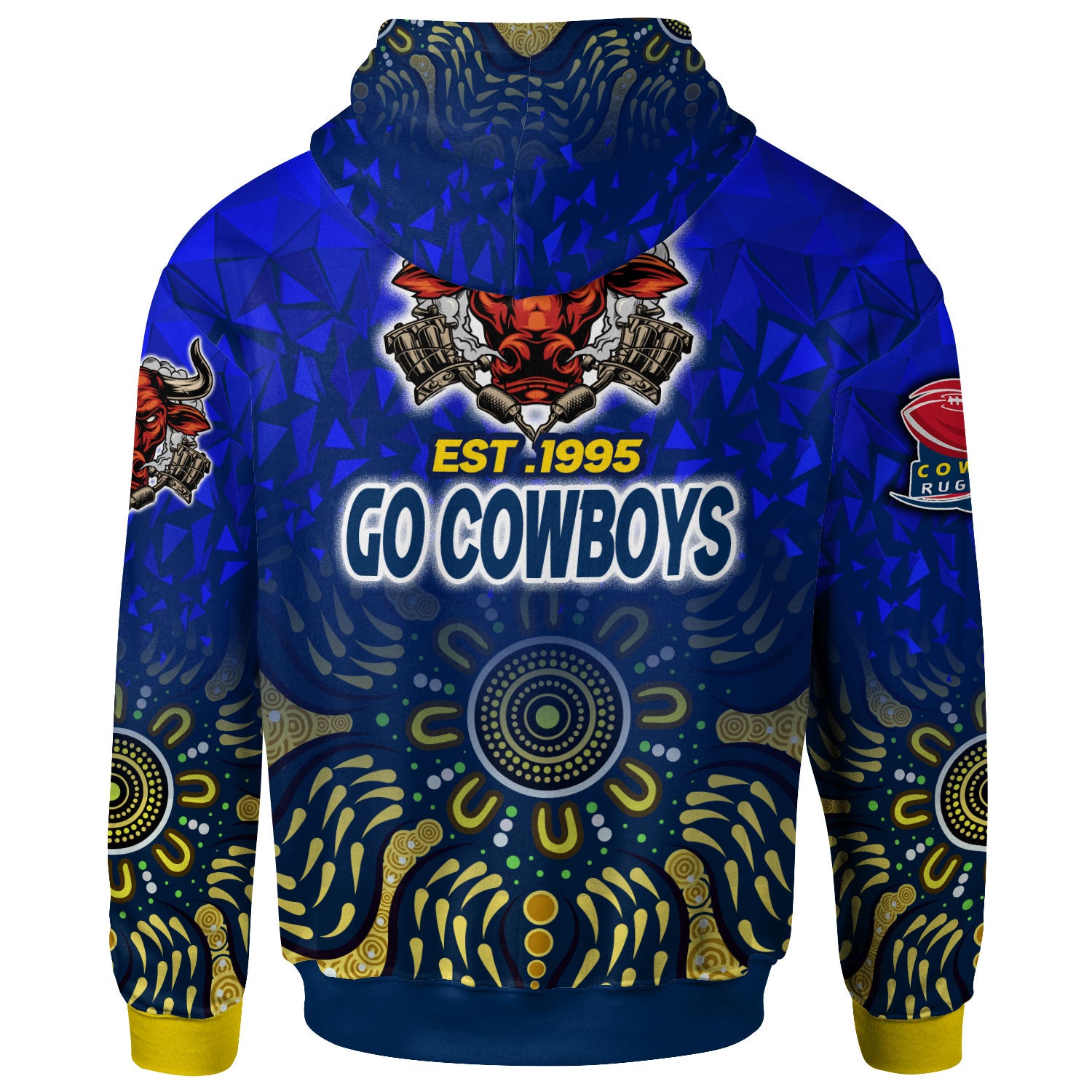 cowboys-rugby-hoodie-custom-rugby-ball-go-cowboys-aboriginal-patterns-hoodie