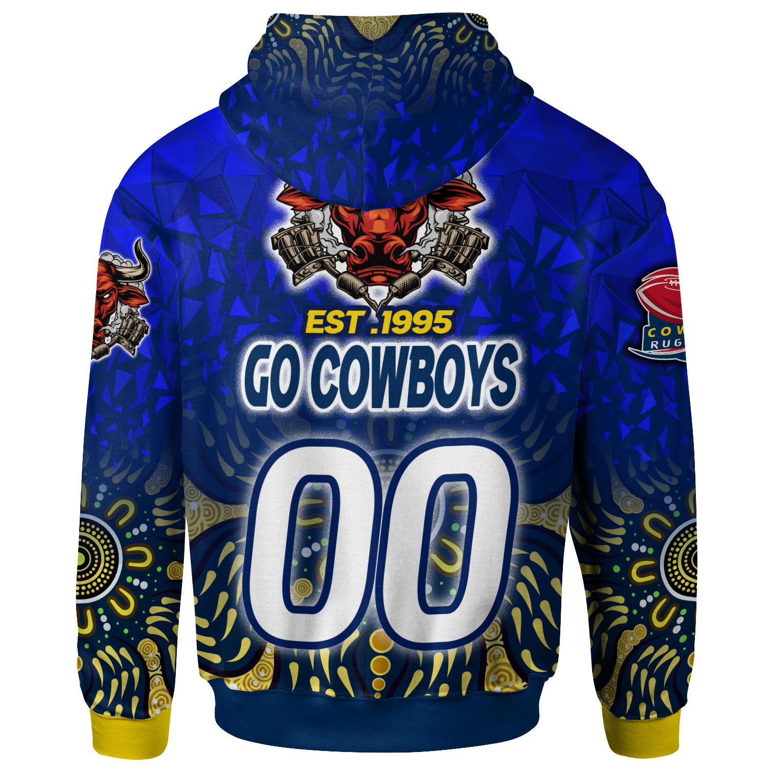 cowboys-rugby-hoodie-custom-rugby-ball-go-cowboys-aboriginal-patterns-hoodie
