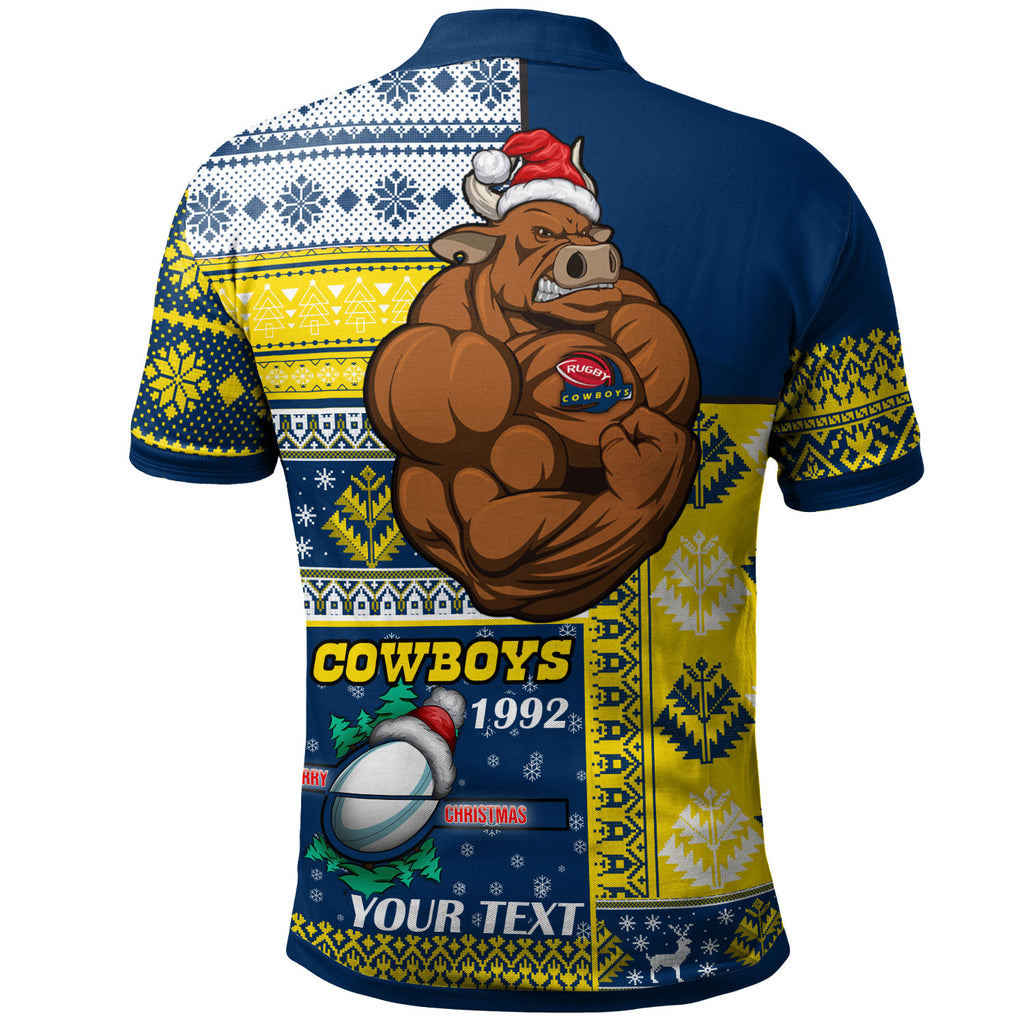 cowboys-rugby-polo-shirt-custom-christmas-snowflakes-cowboys-mascot-polo-shirt