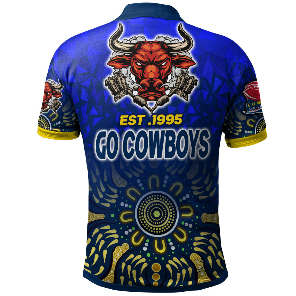 cowboys-rugby-polo-shirt-custom-rugby-ball-go-cowboys-aboriginal-patterns-polo-shirt