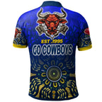 cowboys-rugby-polo-shirt-custom-rugby-ball-go-cowboys-aboriginal-patterns-polo-shirt
