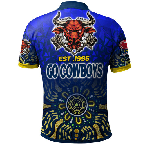 cowboys-rugby-polo-shirt-custom-rugby-ball-go-cowboys-aboriginal-patterns-polo-shirt