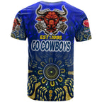 cowboys-rugby-t-shirt-custom-rugby-ball-go-cowboys-aboriginal-patterns-t-shirt