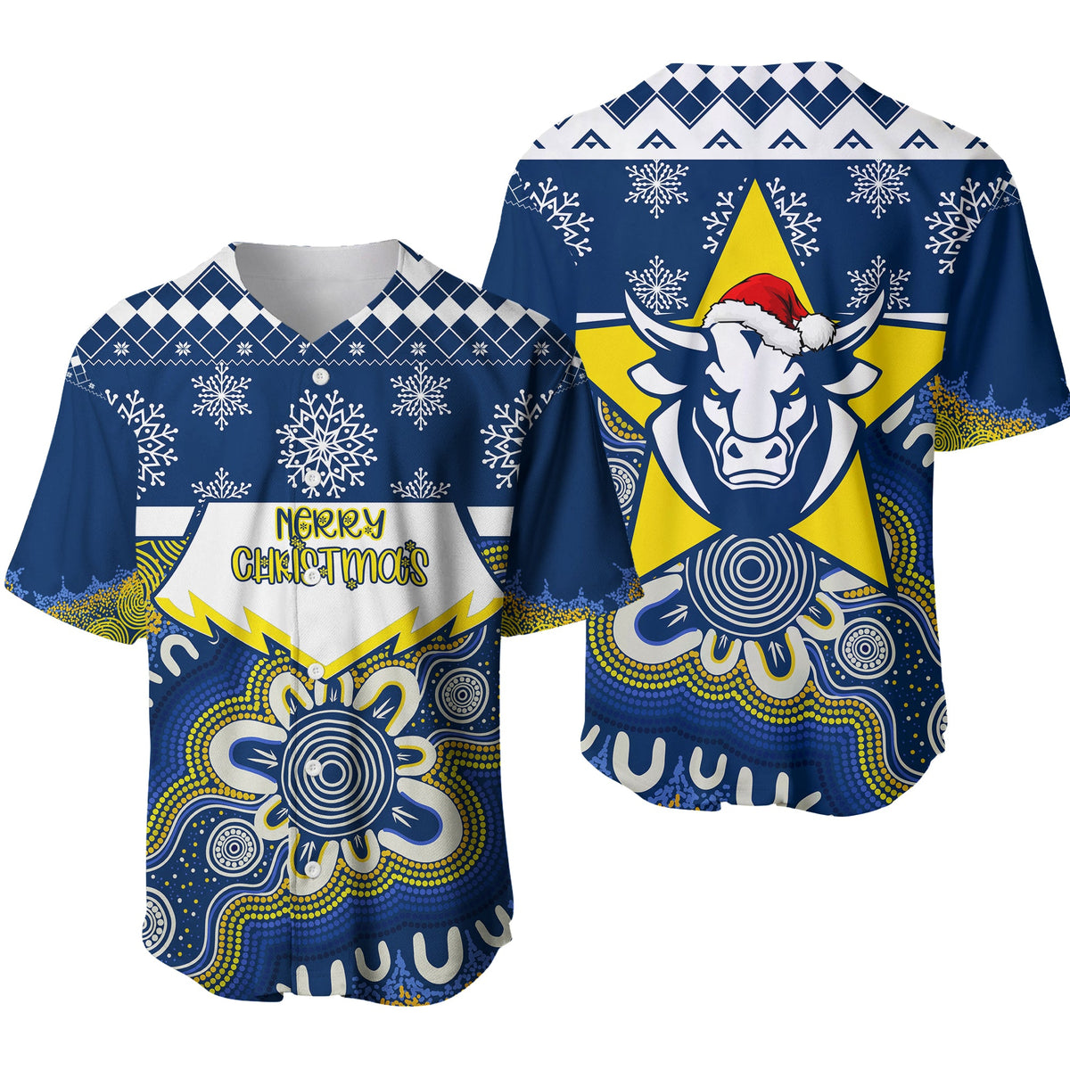 aboriginal-art-cowboys-merry-christmas-baseball-jersey