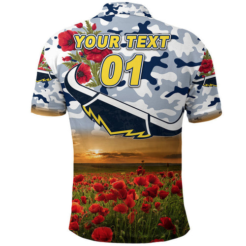 custom-personalised-cowboys-anzac-polo-shirt-poppy-flowers-vibes-white
