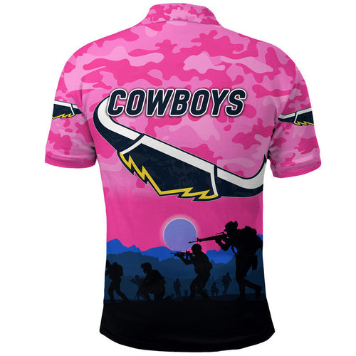 cowboys-anzac-polo-shirt-simple-style-pink
