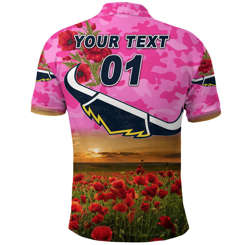 custom-personalised-cowboys-anzac-polo-shirt-poppy-flowers-vibes-pink
