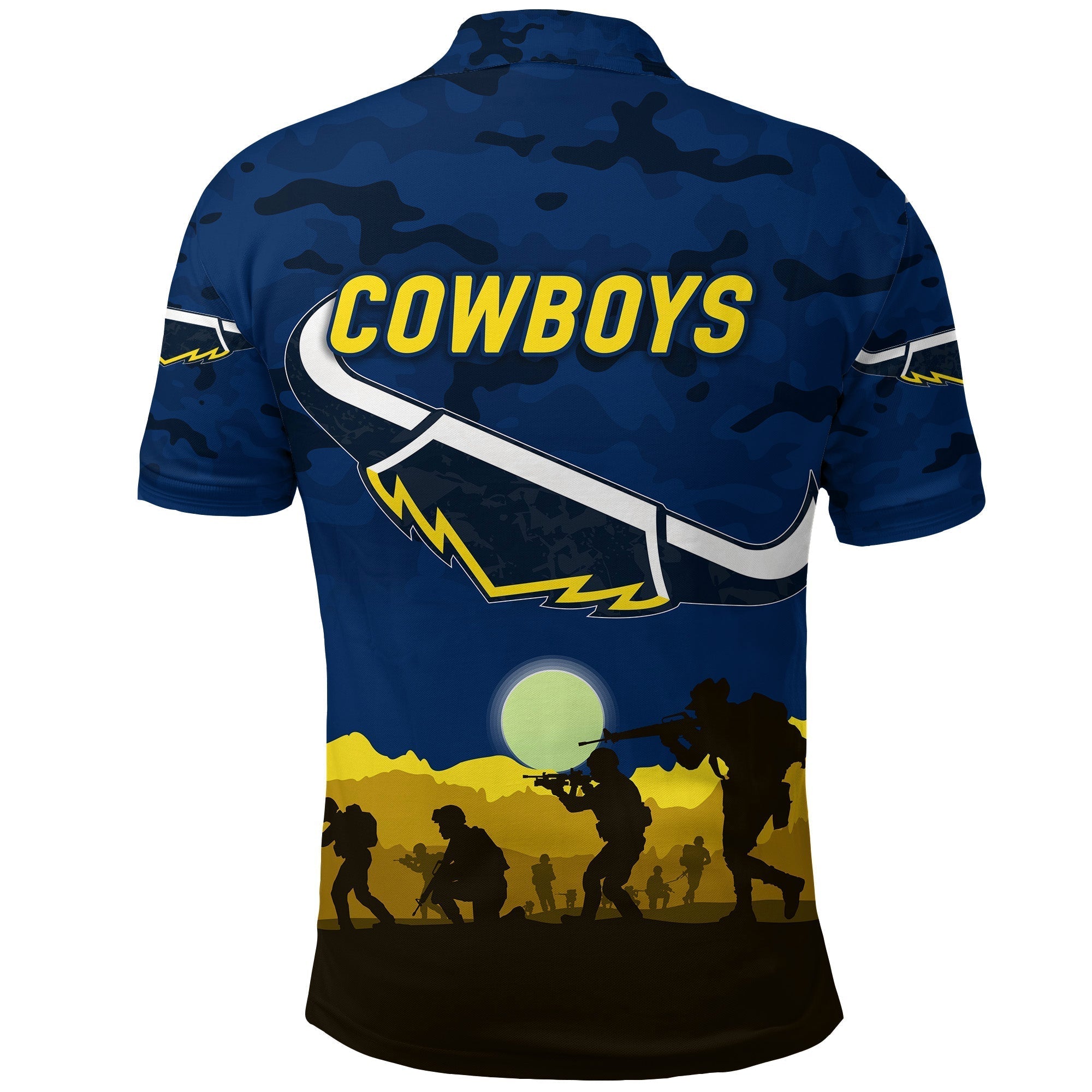 cowboys-anzac-polo-shirt-simple-style-blue