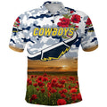 custom-personalised-cowboys-anzac-polo-shirt-poppy-flowers-vibes-white