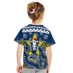 aboriginal-art-cowboys-merry-christmas-kid-t-shirt