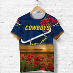 custom-personalised-north-queensland-cowboys-anzac-2022-t-shirt-poppy-flowers-vibes-blue