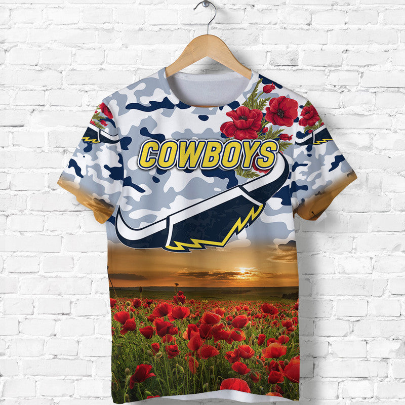custom-personalised-north-queensland-cowboys-anzac-2022-t-shirt-poppy-flowers-vibes-white