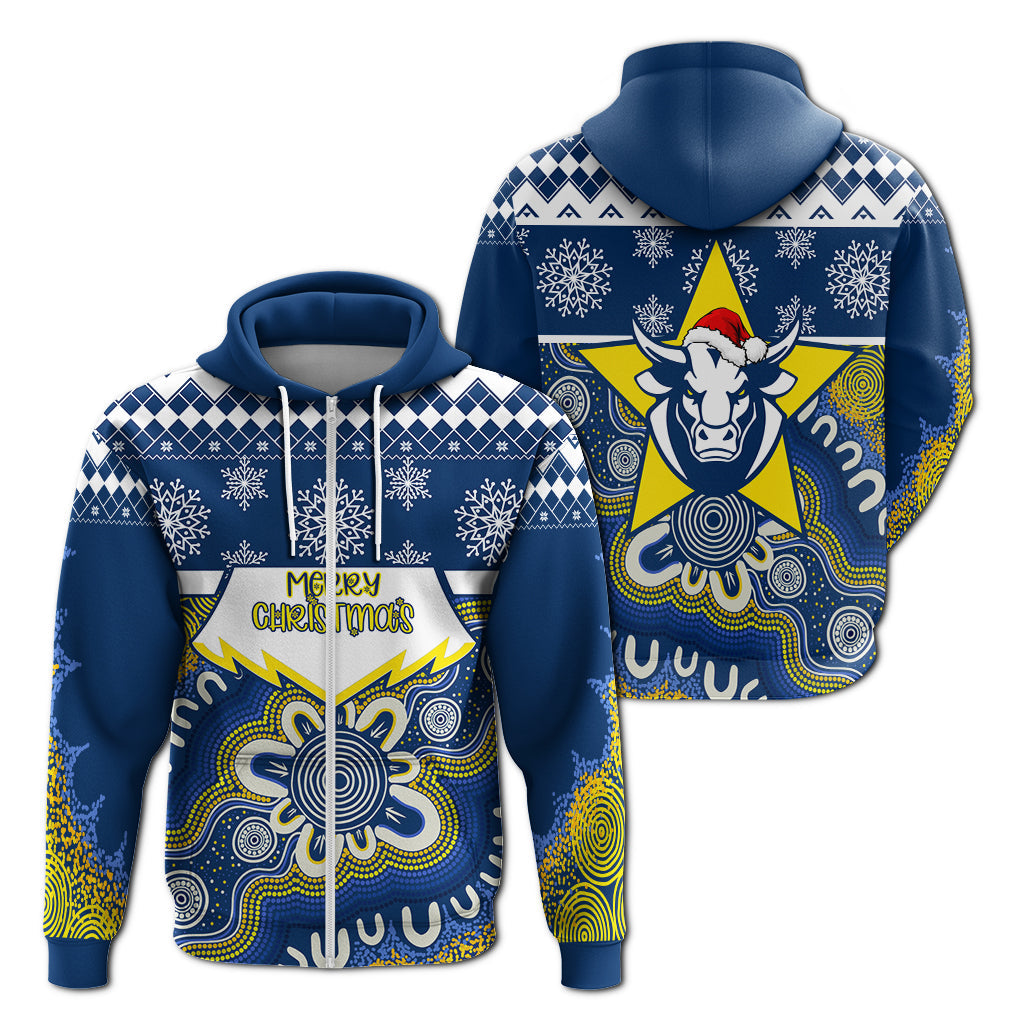 aboriginal-art-cowboys-merry-christmas-zip-hoodie